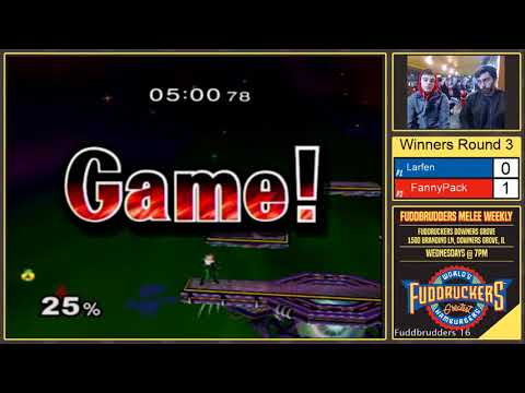 Fuddbrudders 16 - Larfen (Sheik) vs Fannypack (Fox) - WR3