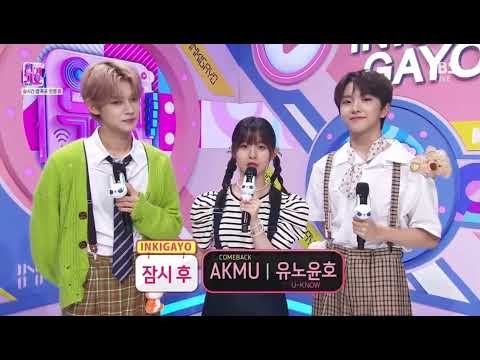 MC YEONJUN,JIHU,WOONHUK - Final MC cut SBS INKIGAYO 230827