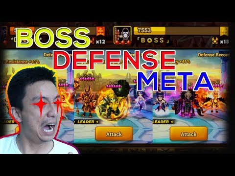 [TRY HARD] TOP 10 Siege Battle VS BOSS Defense Meta - isengdudegame Summoners War