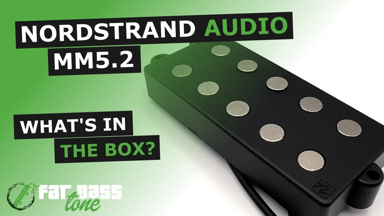 Nordstrand MM5.2 5 String Dual Coil MusicMan® Bass Pickup: What’s In The Box (A Close-Up Look)