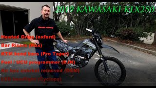 Download lagu 2019 Kawasaki KLX 250 walk around and mods mp3