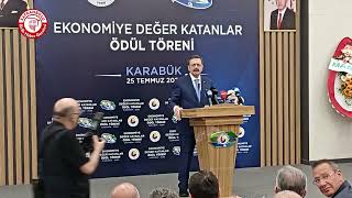 Türkiye Odalar ve Borsalar Birliği Başkanı Rifat Hisarcıklıoğlu Karabü