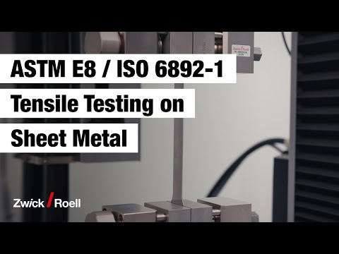 ASTM E8 / ISO 6892-1 | Tensile Testing on Sheet Metal
