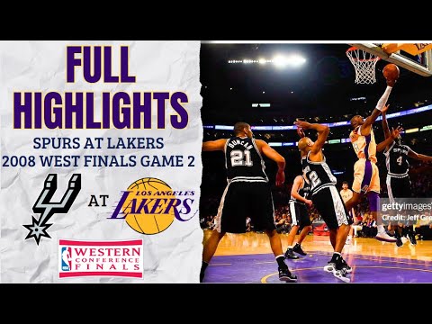2008 WCF Game 2 - San Antonio Spurs at Los Angeles Lakers - Full Highlights