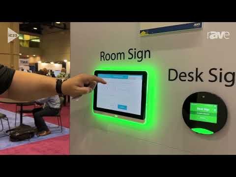 InfoComm 2023: AUO Display Plus Demos MSM (Meeting Space Management) Room Booking Solution