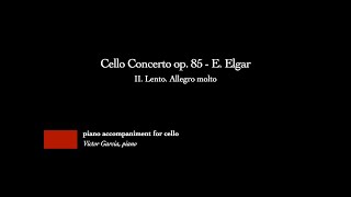 Download lagu Cello Concerto op. 85 - II. Lento. Allegro molto - E. Elgar [PIANO ACCOMPANIMENT FOR CELLO] mp3