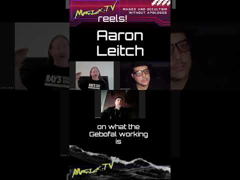 magick.tv reels  Aaron Leitch explains what the Gebofal is #Enochian #magick