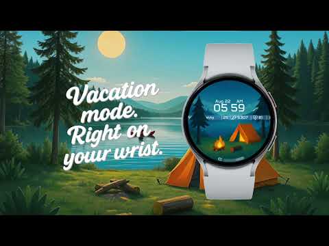 Summer Lake Camp -Watch Face