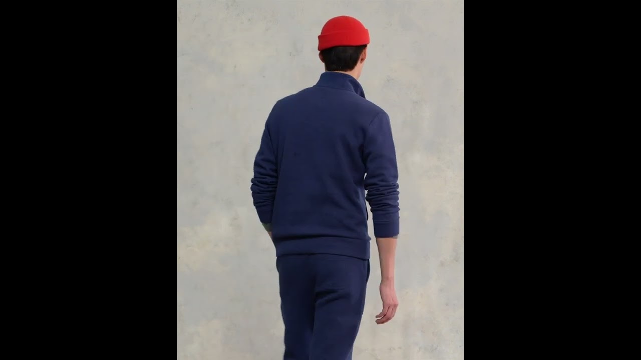 Polo Ralph Lauren Double Knit Mesh 1/4 Zip Sweatshirt SKU: 9848201