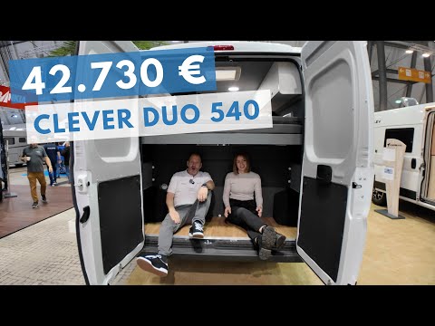 ONLY €42,730 BRAND NEW MOTORHOME AT A DISCOUNT PRICE! Clever Duo 540 Basic Line diesel heater
