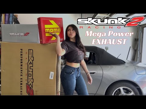 Skunk2 Mega Power Exhaust on my S2000!