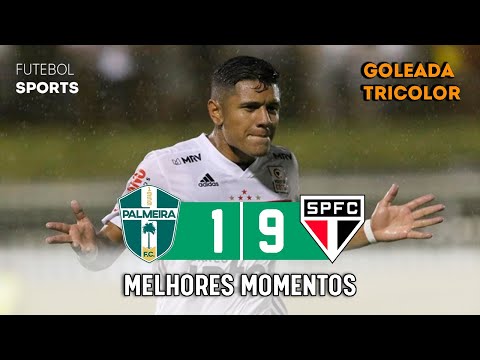 GOLEADA DO ATUAL CAMPEÃO!!  Palmeira-RN 1 x 9 São Paulo - 07/01/2020