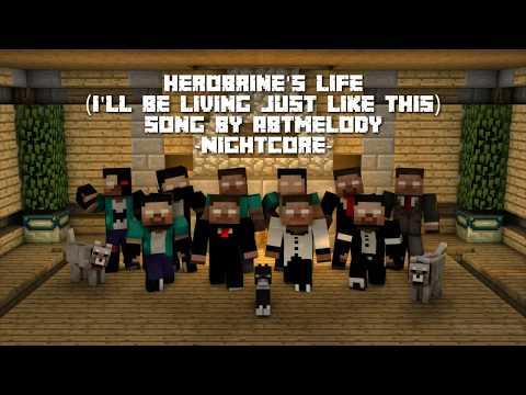 Herobrine's Life Song Nightcore Parody - Featuring Krisbrine & Frostbrine
