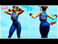 FORTNITE *THICC* CHUN-LI SKIN SHOWCASED IN THE REPLAY THEATRE! (WITH HOT DANCE EMOTES) 🍑❤️