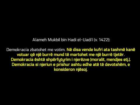 Demokracia është shpërfytyrim i njerëzve - Mukbil