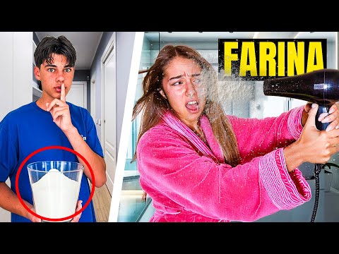 FLOUR EXPLODES IN HER FACE AFTER A SHOWER I'M PRANKING ON MY GIRLFRIEND *SHE WANTS TO LEAVE ME*