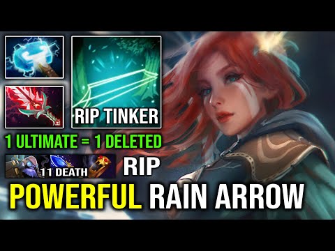 1 ULTI = 1 DELETE Windranger First Item Javelin OP Focus Fire 100% Deleted Tinker Mid Dota 2