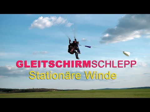 Gleitschirmschlepp Stationäre Winde - Kurzbeschreibung