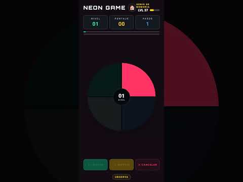 Neon Simon – Memory Game