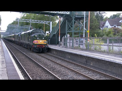 The Malvern Mountaineer hauled by 37521 & 37667 10 Jun 21 - a 4K video