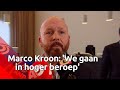 Marco Kroon reageert op de taakstraf die hij krijgt omdat hij een kopstoot heeft uitgedeeld