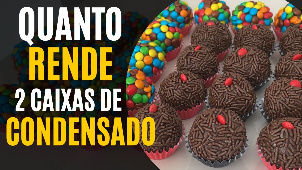 QUANTO RENDE 2 CAIXA DE LEITE CONDENSADO (FAÇA E VENDA)