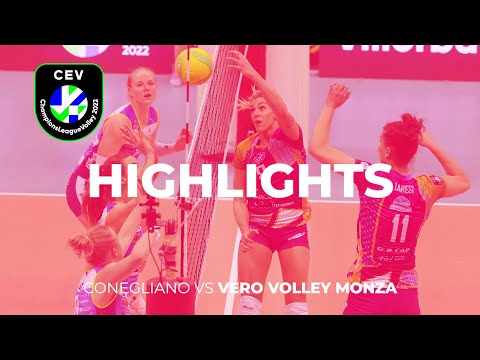 Highlights | CEV Champions League 2022 | Conegliano 3-1 Vero Volley Monza | QF 2nd Leg
