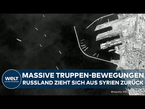 STURZ VON ASSAD: Massive Truppen-Bewegungen! Rückzug! Russland räumt Stützpunkt in Syrien