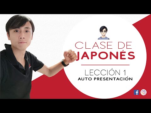 Japanese class lesson 1 - Self-introduction -