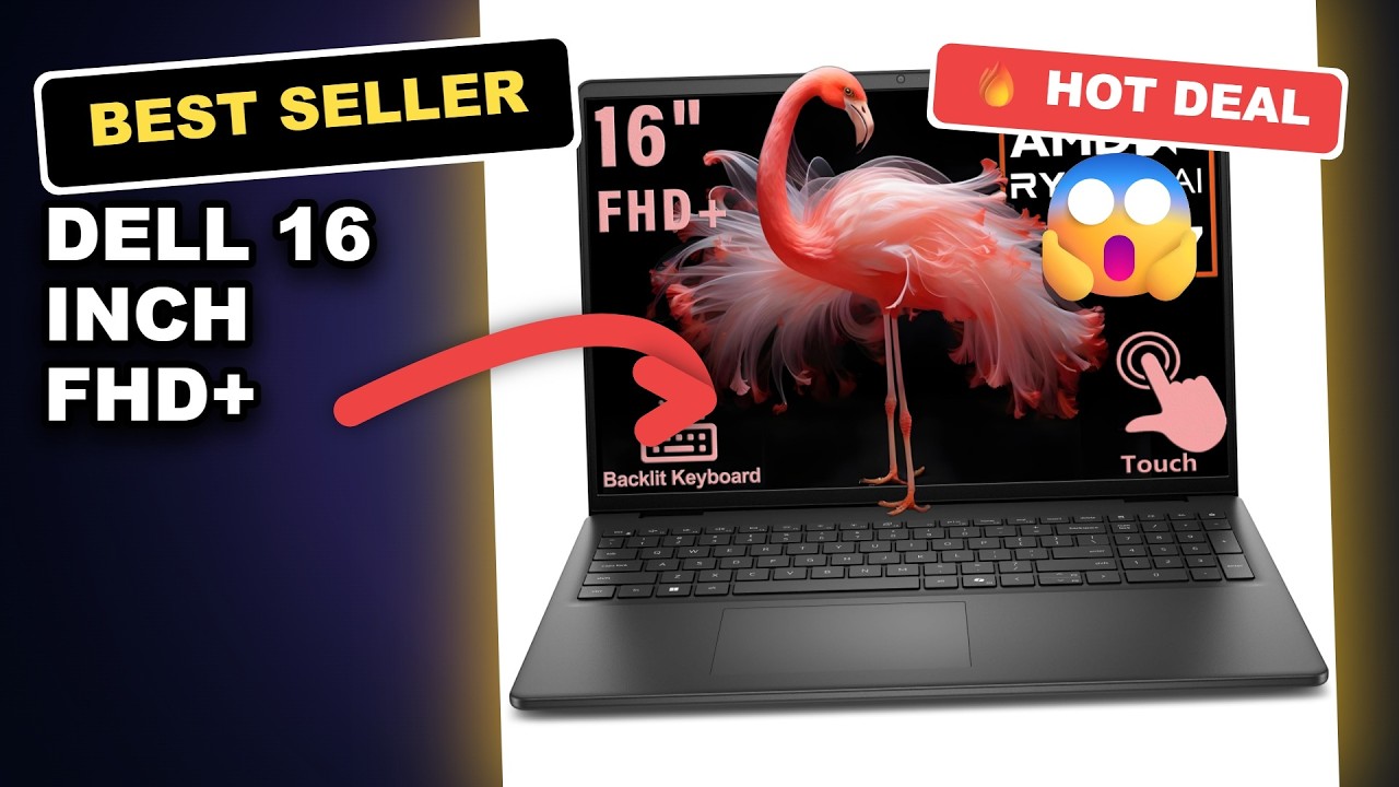 Dell 16 Inch FHD+ Touchscreen Laptop Review: Worth the Price in 2024? review video