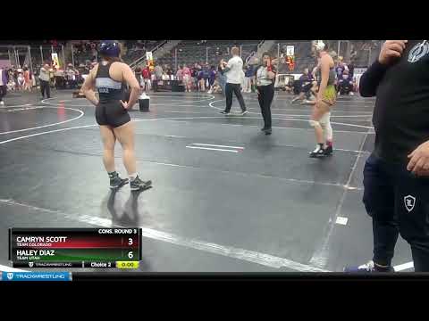 144 Lbs Cons. Round 3 - Haley Diaz, Team Utah Vs Camryn Scott, Team Colorado D29c