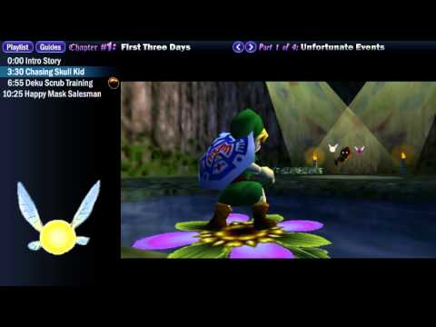 Legend of Zelda Majora's Mask Walkthrough 01 (1/4) "First Three Days: Unfortunate Events"