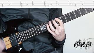Black Metal from Ireland?! All life convereges to some centre - Altar of Plagues cover | Guitar tab