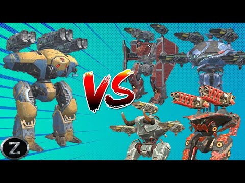 SHARANGA VS ALL The TITANS!! TEST SERVER Comparison - War Robots 6.9 - War Robots Gameplay