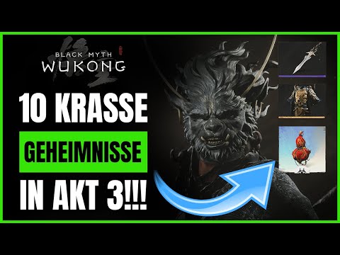 SECRET BOSSES, QUESTS & AWESOME LOOT! Black Myth Wukong Quest Act 3
