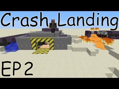 Let's Play : Modded Minecraft : Crash Landing : Ep 2 : Bones In The Basement