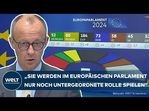 EUROPA-WAHL: Abrechnung! Friedrich Merz – "Wir haben diese Wahl in Deutschland gewonnen"