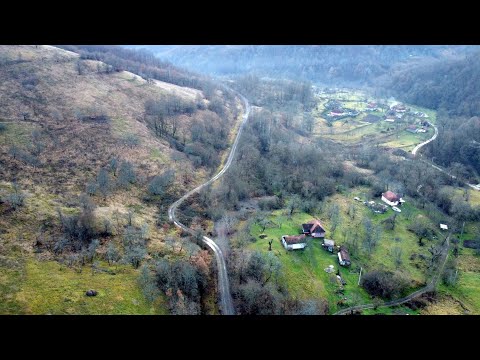 Pestera, locul unde a început sfârșitul căii ferate Deva - Brad IMAGINI AERIENE