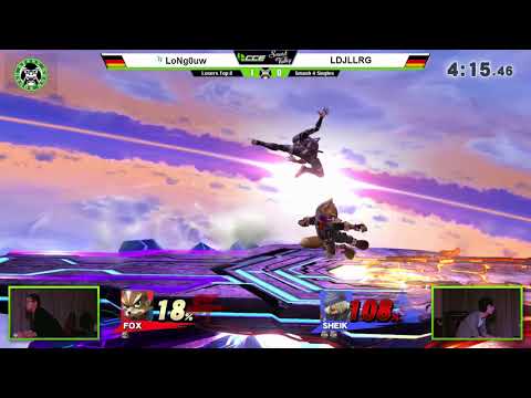 CCExSV - eR | LoNg0uw Vs. LDJLLRG (Sheik) - Losers Top 8 - Smash 4 Singles