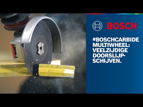 #BOSCHCARBIDE Multiwheel: Veelzijdige doorslijpschijven