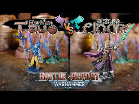 *NEW* Aeldari vs Tau 2000pts | Warhammer 40,000 Strike Force Battle Report