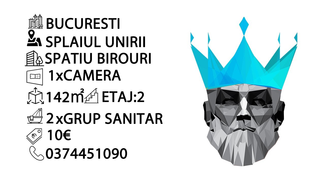 Tur video Spatiu Birouri | Splaiul Unirii - Vitan | Etaj 2/2 | 142 Mp | Open-Space 