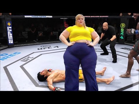 Bruce Lee vs Miss Lopez ( EA Sports UFC 4 ) wwe mma