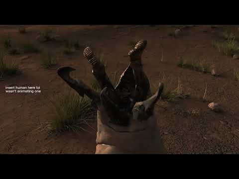 Tremors 3 Blender Graboid Animation