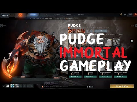 Pudge New Ultra Rare Immortal 2020 gameplay