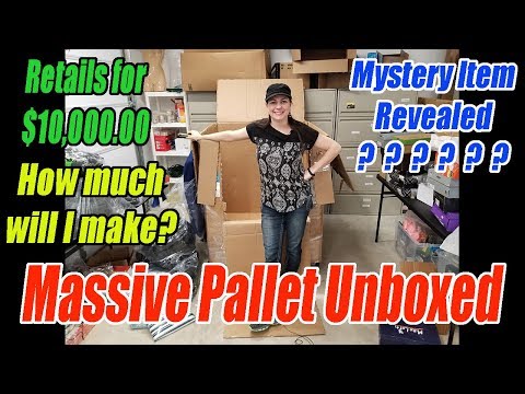Massive Bulq.com Pallet Unboxed - Mystery Item Revealed - Retails $10,000 -102 Items
