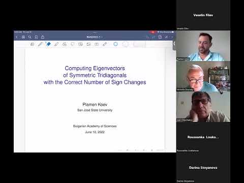 Computing Eigenvectors of Symmetric Tridiagonals with the Correct Number of Sign Changes. P. Koev