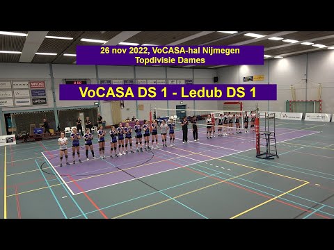 VoCASA D1 - Ledub D1 (26 nov 2022) Full Match, Topdivisie Dames Volleybal