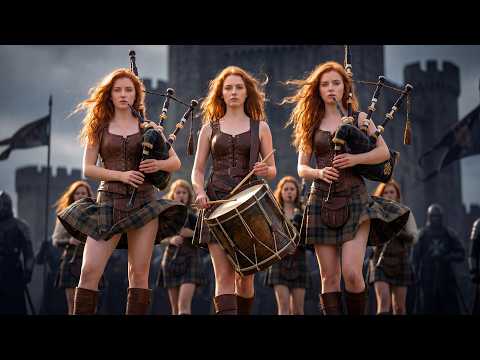 Before the Battle – Epic Highland Bagpipes & War Drums in the Stone Castle