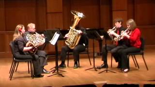 Brass Quintet No. 3 in D Flat Major, Op. 11, by Victor Ewald,  Part 1